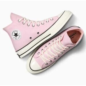 Converse Chuck 70 Canvas All Star High Top Sneakers Pink Frosting Women's 5
